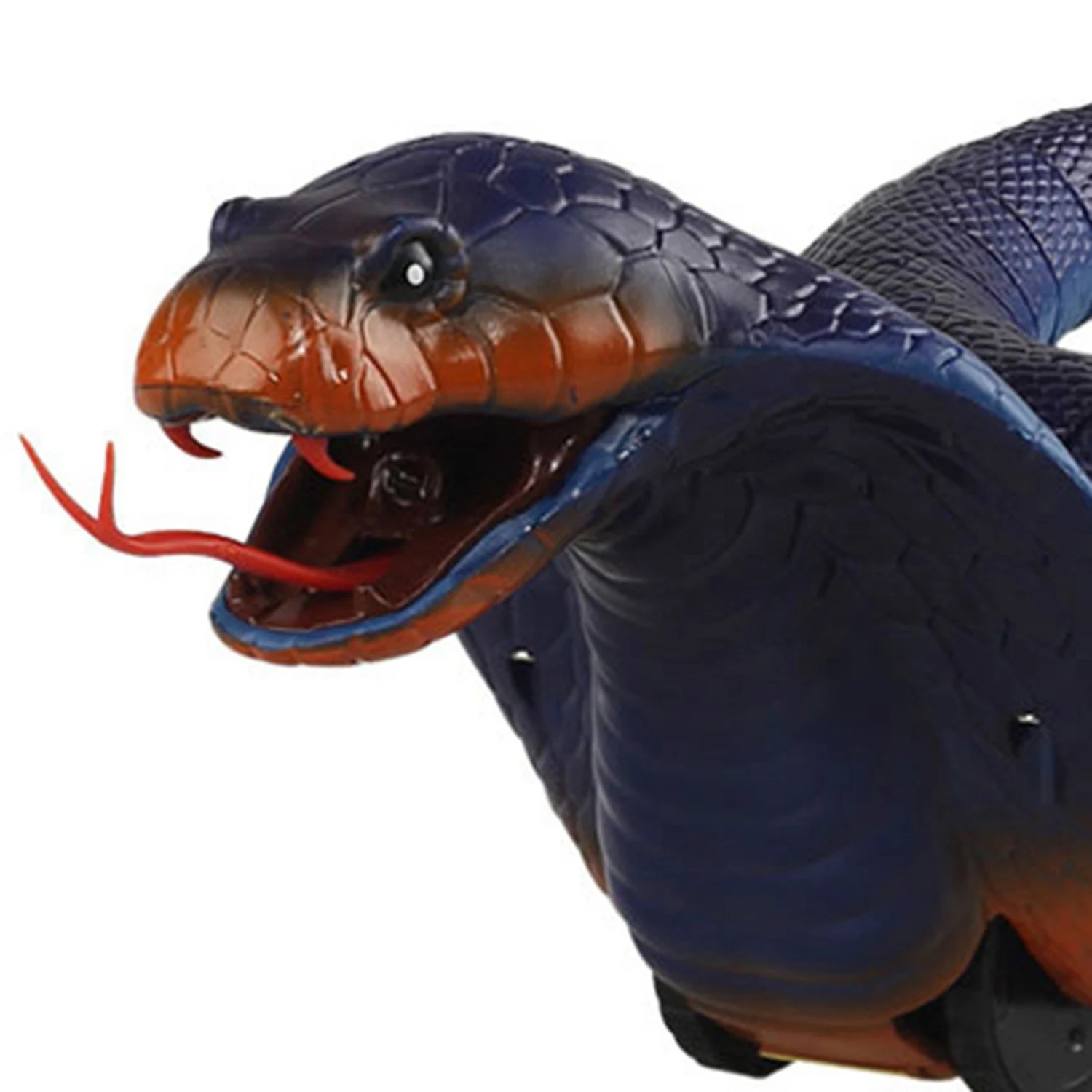 Tricky Toy Simulation Cobra Naja Novelty Remote Control Snake Trick Terrifying Mischief Toy Rc Snake Garden Props Egg Violet B