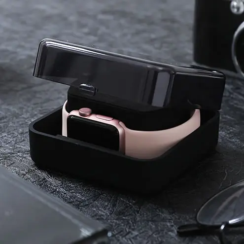 Футляр для хранения Apple Watch 1/2/3 зарядная коробка 38 мм 42 40 44 подставка часов Series