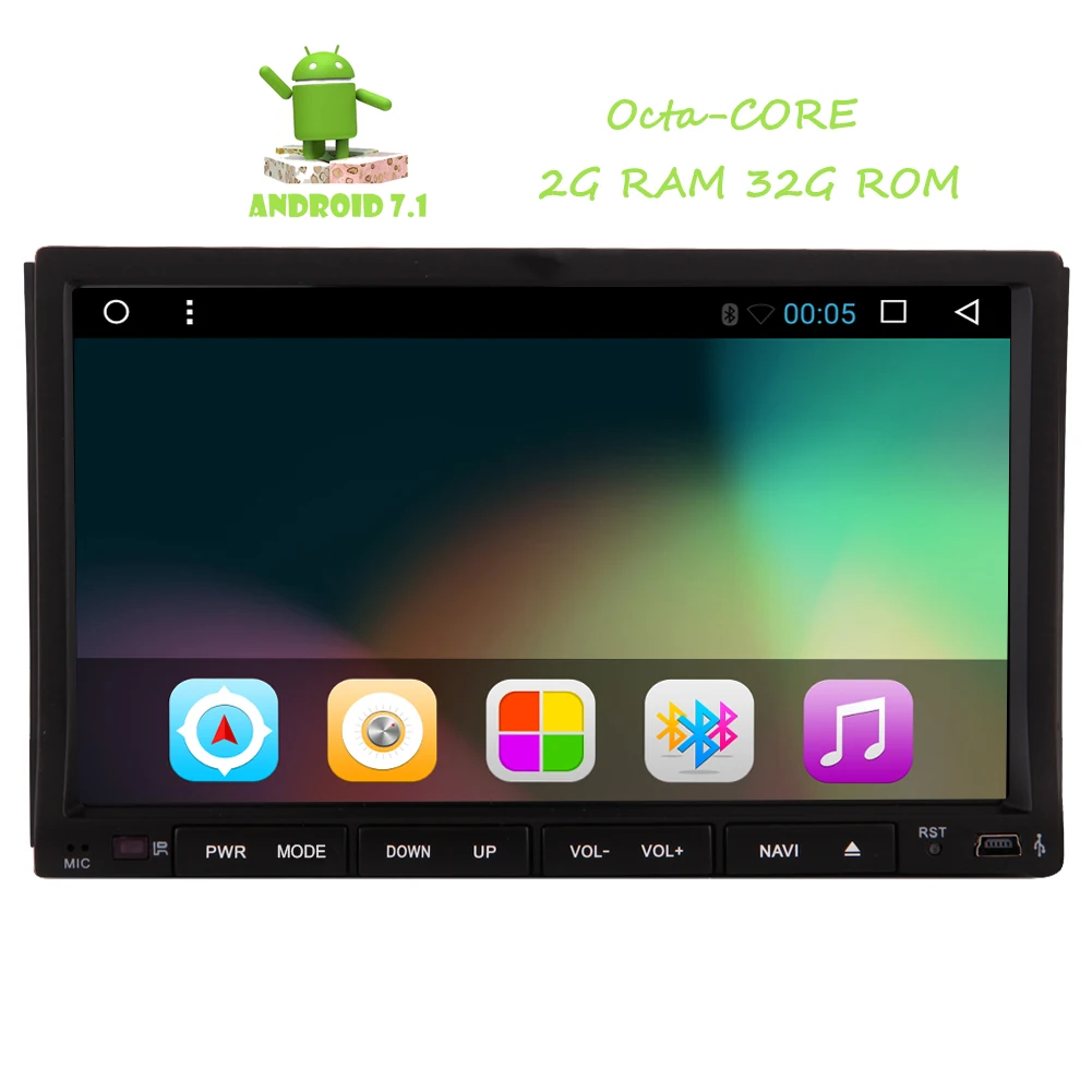 Eincar Android 7 1 2 Din gps стереооборудование для автомобиля радио 7'ɺutoradio 2din MP5 Bluetooth