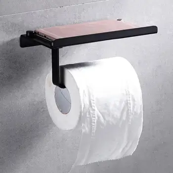 

Wall Mounted Paper Towel Rack Shelf Stainless Steel Bathroom Tissue Toilet Roll Paper Holder Storage Shelf Rack Organizer