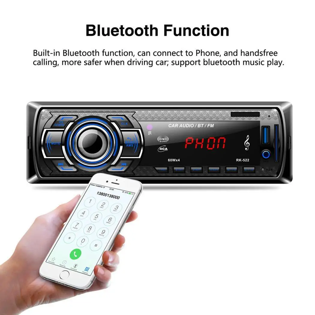 U Car audio машина игрок автомобиля 12 В интерфейсная карта Bluetooth независимых MP3 power