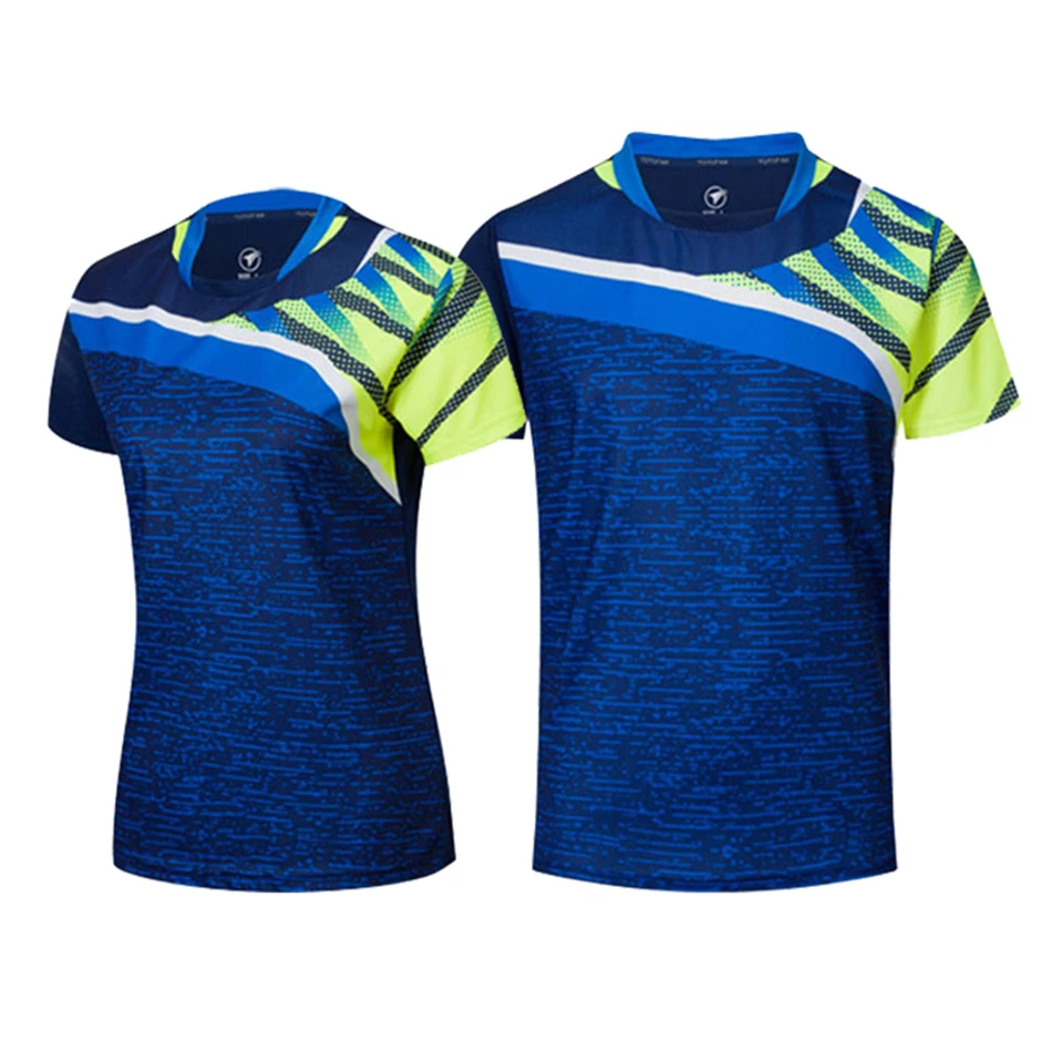 Bádminton camisas de hombres/mujeres directo seco-genial Jersey bádminton camiseta entrenamiento ropa tenis de Mesa camiseta Bádminton camisas de hombres/mujeres directo seco-genial Jersey bádminton camiseta entrenamiento ropa tenis de Mesa camiseta