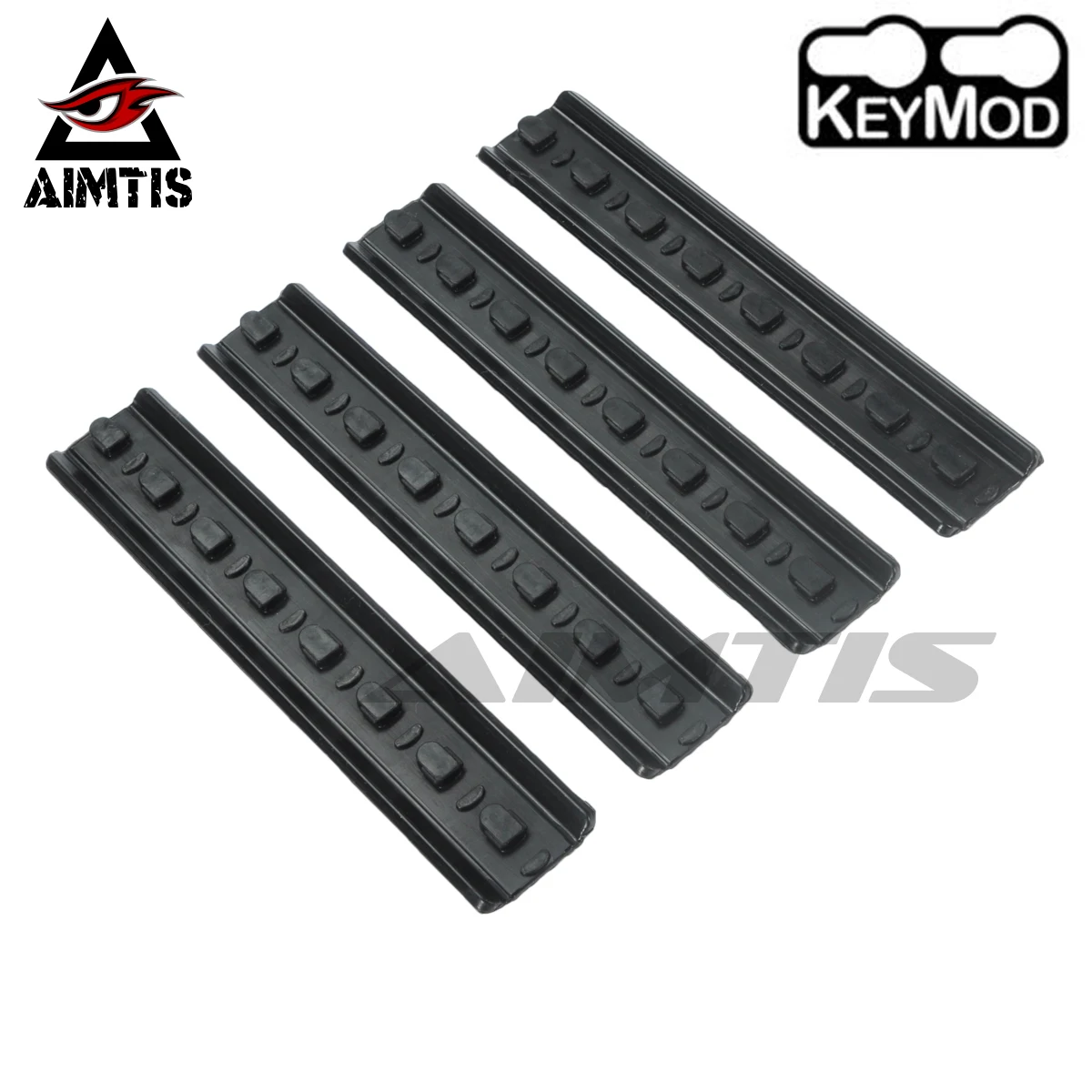 4 шт. чехол AIMTIS для тактических ключей мягкий резиновый рельсов Quad KeyMod панель 6 2