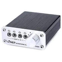 A985 цифровой аудио сигнал переключатель 4 входа 4 выхода наушники гарнитура переключатель коробки передач 3,5 мм многоканальный