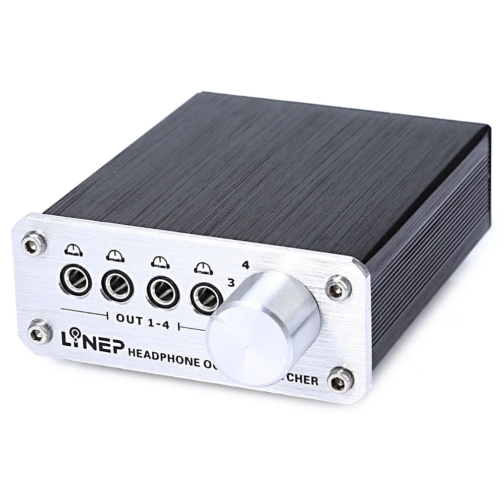

A985 Digital Audio Signal Switch 4 Input 4 Output Earphone Headphone Headset Transmission Switch 3.5mm Multi-Channel