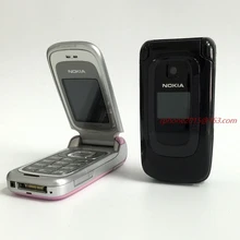 Разблокированный мобильный телефон Nokia 6085 2G GSM Восстановленный флип мобильный телефон и Арабский Русский Клавиатура