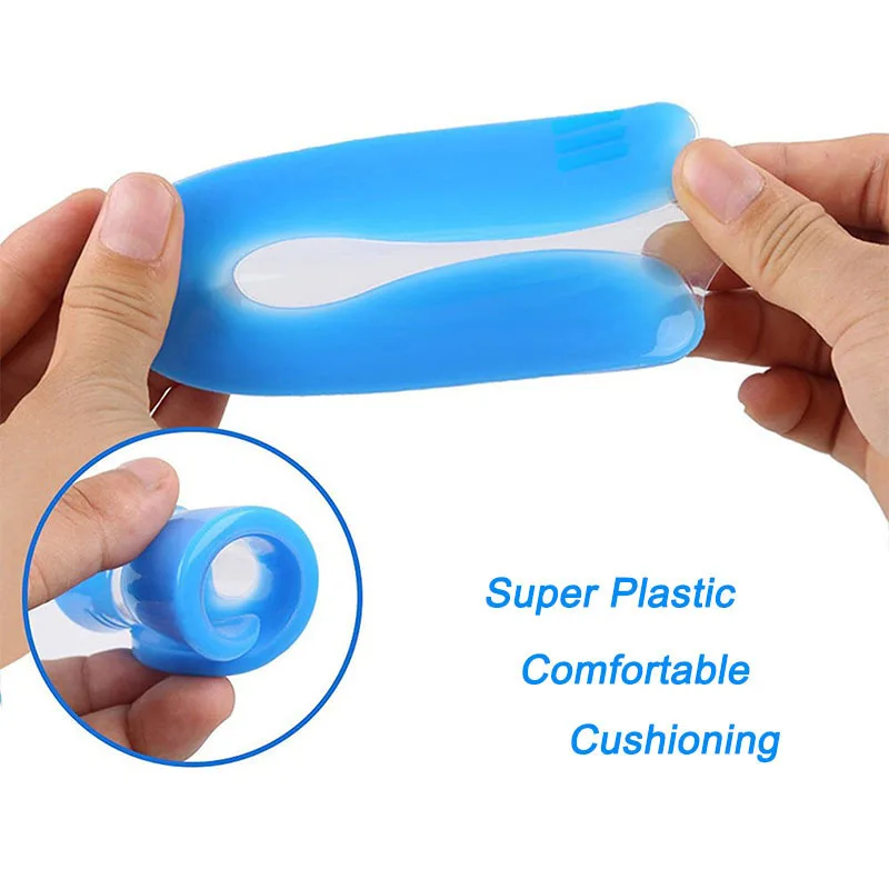 NEW U-shape Medical Silicone Gel Heel Cup Soft Cushioning Comfortable Foot Insert Pain Relief Support Shoe Insoles T0328SHE | Красота и