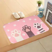 1 шт. с мультяшным принтом Нескользящие водопоглощающие коврики для пола ковры для ванной коврики для гостиной подушки высокого качества