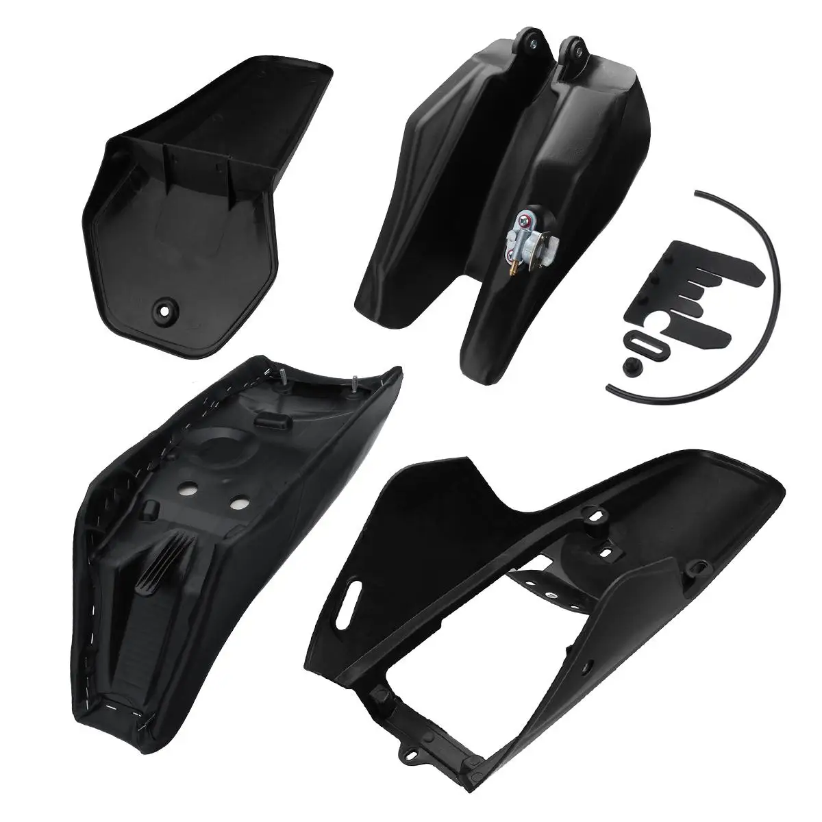 Передняя и задняя для Yamaha PW80 PEEWEE PW 80 пластиковый комплект крыла кузова сиденья