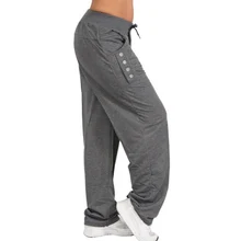 Womens Casual Pants Loose Baggy Sweatpants Sportswear Ladies Harem Trousers Long Pants Jogger Plus Size 5XL Home Pants