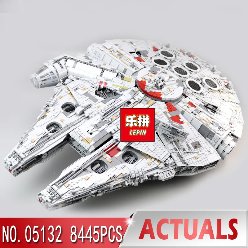 

Lepin 05132 Star Destroyer Millennium Falcon LegoINGs 75192 Bricks Model Building Blocks Educational Toys WARS