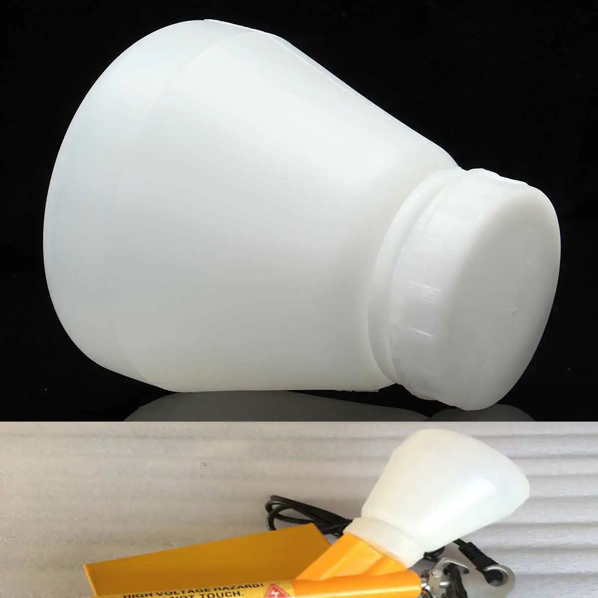 Бутылка чашки хоппера электростатический распылитель для пистолетов брызг покрытия порошка PC02/PC03