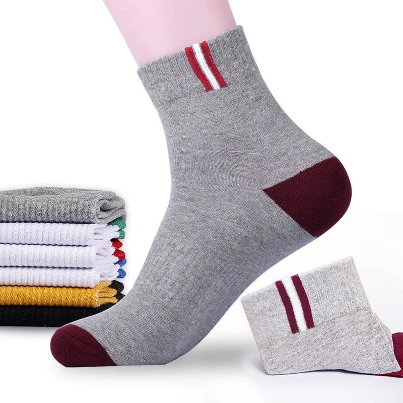 Новинка яркие Носки с рисунком сезон осень-зима мужские хлопковые носки для