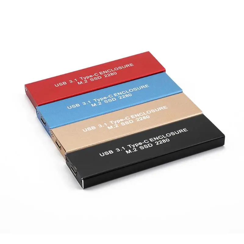 

Zinc Alloy Case USB3.1 Type-C to M.2 120GB SSD Solid State Hard Drive Disk for Notebook