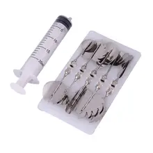 10 шт./компл. 3D желатин желе искусства инструменты для игл желе иглы с шприц желе Торт украшения инструменты День рождения торт для формовки