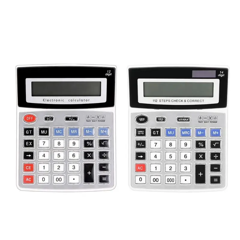 

Desktop Electronic Calculator Portable Electronic Calculator Scientific Anti-skid Office/Market Calculate Tool Accounting