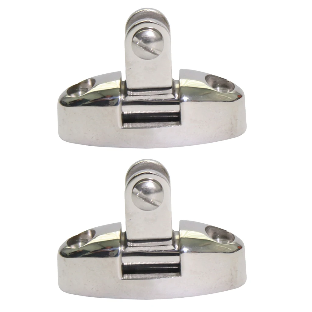 

2 Pcs 316 Stainless Steel Boat Deck Hinge Rotate 180 Degree For Boats/Yachts/Car/Trailer