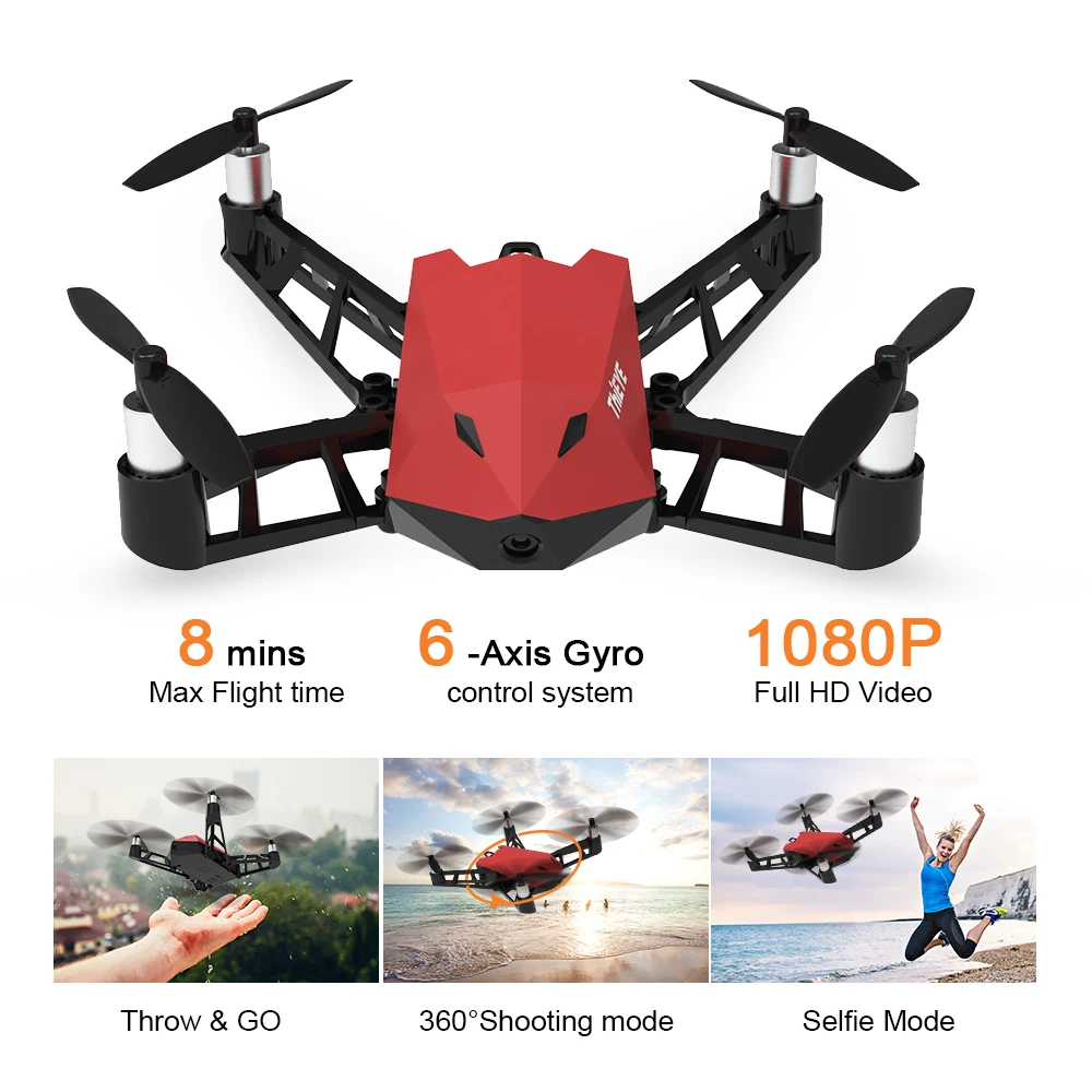 

ThiEYE Dr.X Mini drone Quadcopte Wifi FPV 8MP drones with Camera hd 1080P remote toys Foldable App Control RC helicopter