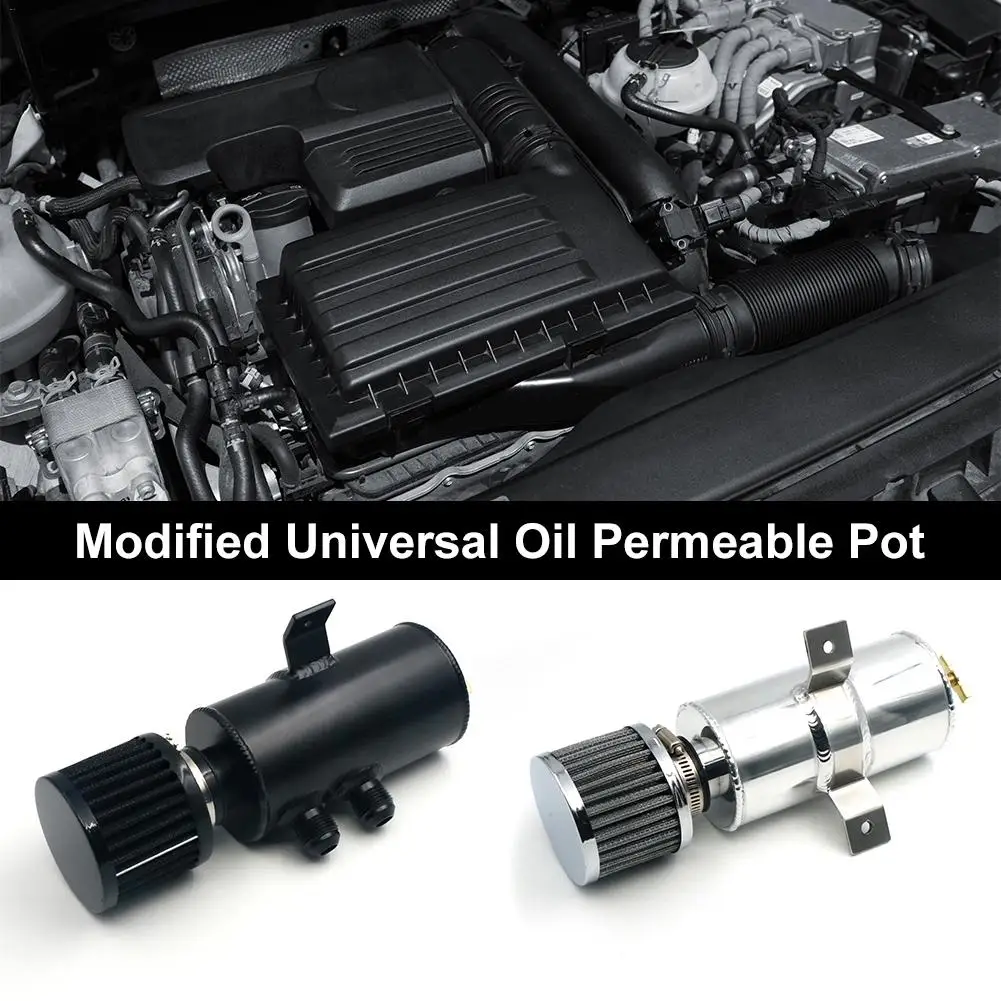 Топливный фильтр изменение Универсальный масла проницаемой горшок 0.75L масляный фильтр горшок с воздушный фильтр с AN10 разъем сепаратор