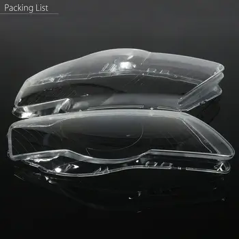 

2pcs Clear Car Auto Headlight Lampcover Lampshade Waterproof Bright Cover For VW /Passat /B6 /R36