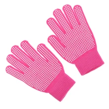 Уличная Верховая езда прыщи ладони перчатки защита рук свободный размер Розовый Красный оборудование для верховой езды