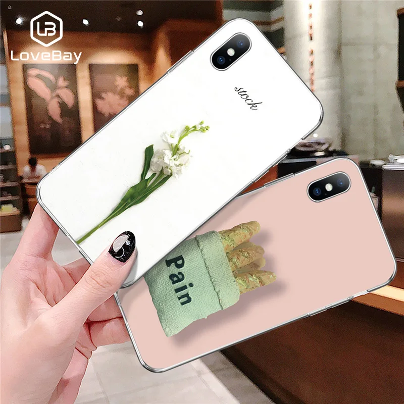 Lovebay Phone Case For iPhone 6 6s 7 8 Plus X XR XS Max 5 5s SE Fashion Cartoon Potted Plant Tomato Soft TPU Shell |