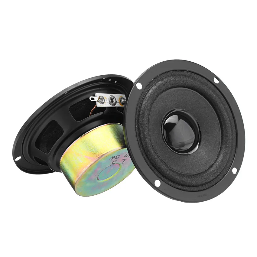 

LEORY 1 Pair 3 inch 4Ohm 10W Full-range Audio Speaker Dome Hard Silk Film tweeter Loudspeaker Neodymium Magnet For Amplifier