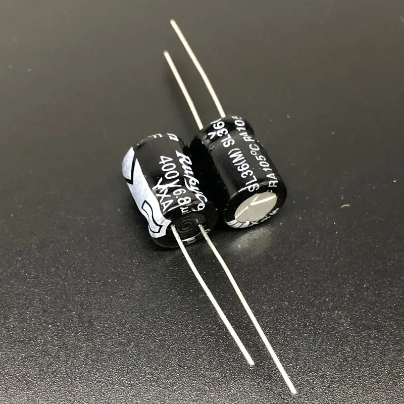 

10pcs/lot 6.8uF 400V 10x13mm 400V6.8uF Good quality Aluminum Electrolytic Capacitor