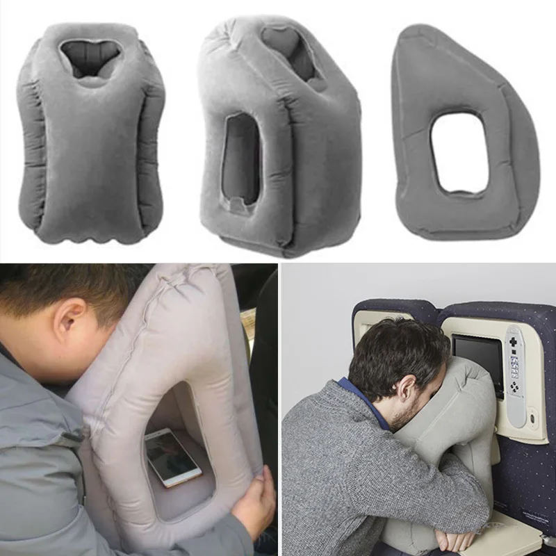 

Inflatable Travel Sleeping Pillow Air Soft Cushion Trip Portable Innovative Products Body Back Support Portable Blow Neck Pillow