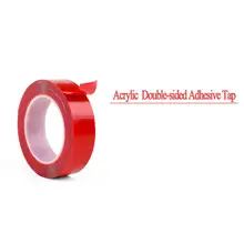 Rollo de cinta adhesiva de espuma acrílica transparente superfuerte, pegatina sin huellas, 3M, 8mm, 10mm, 15mm, 30mm