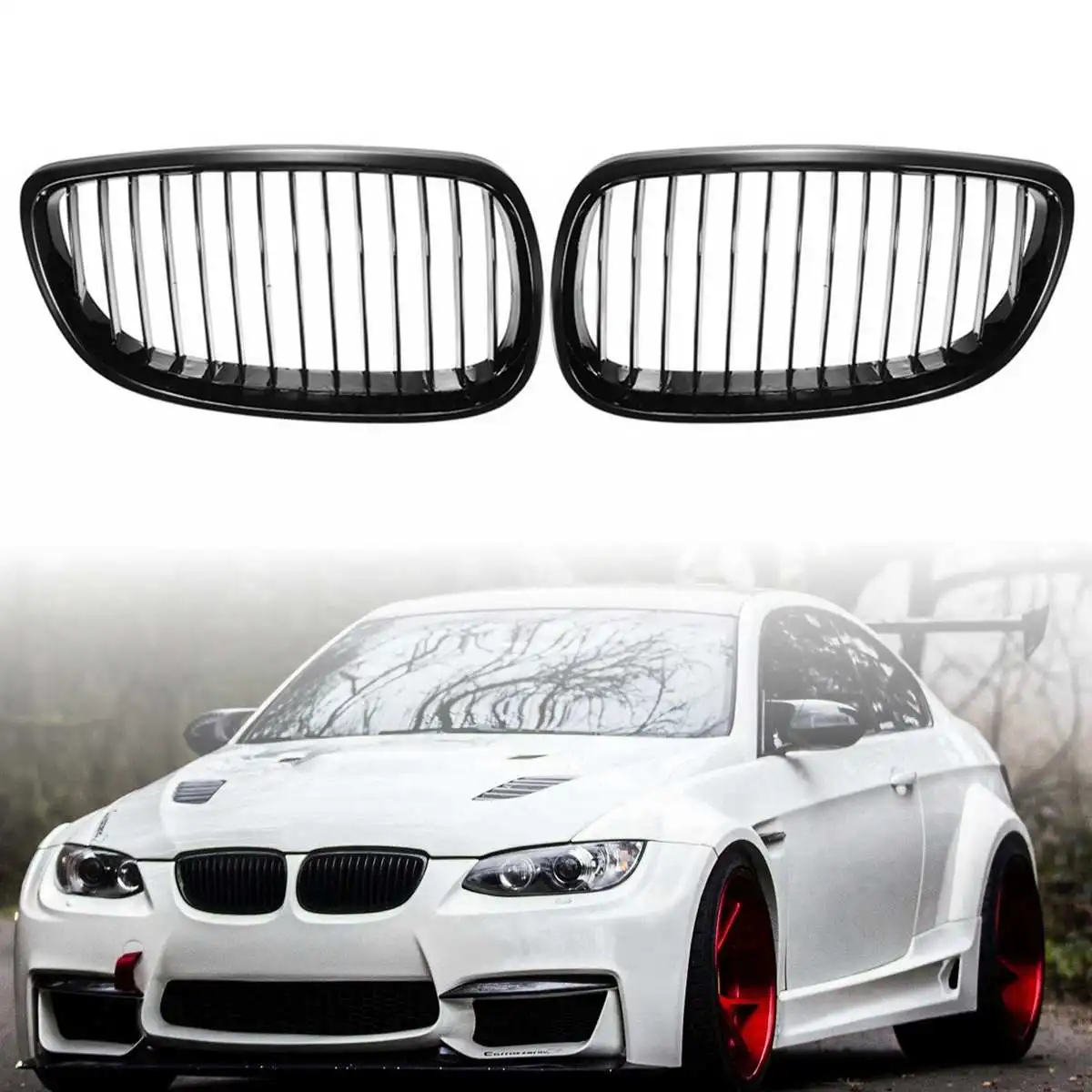 Передняя решетка почек гриль для BMW E92 E93 M3 328i 335i 2 двери 2007 2008 2009 Автомобильный