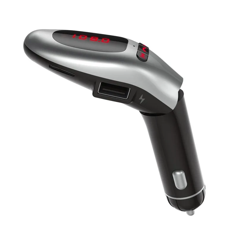 Bluetooth V4.2 прикуриватель с разъемом Handsfree FM передатчик стерео A2DP MP3 музыкальный