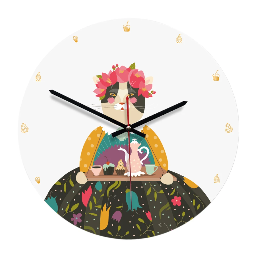 1PC Wall Clock Acrylic Modern Simple Decorative Nordic Style Wooden Clock Wall Clock For Living Room Office Bedroom Kitchen