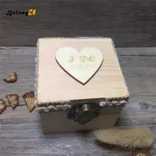 Винтажное Оригинальное кольцо свадебное оформление коробки выгравированное предложение уникальные деревянные украшения кольцо шкатулка(без колец