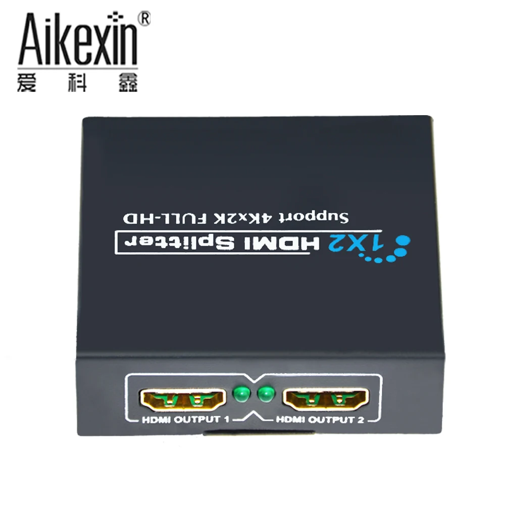 Разветвитель Aikexin Ultra HD 4K HDMI 1x2 /1x 4/1x8 f усилитель V1.4 питание 2/4/8 порт разветвитель Box