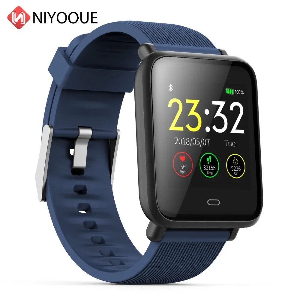 

Smart Wristband Watch NIYOQUE Q9 Smart Bracelet Color Screen Sport Fitness Bracelet Blood Pressure Monitor for Android IOS Phone