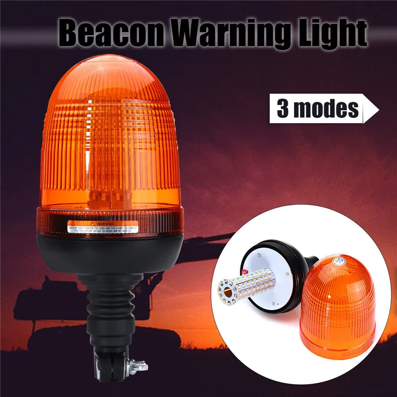 

LED Car Roof Flashing Strobe light 12V 24V Beacon lamp 80 LED Emergency Warning Light for Car Auto Bus Truck Lamp Lighting