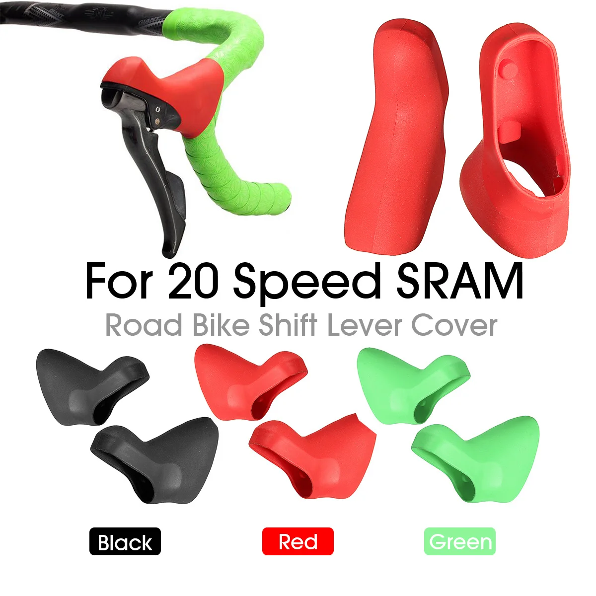 1 pair Bike brake lever bracket cover hood Bicycle Cycling Shifter Cover for 20 Speed SRAM hood