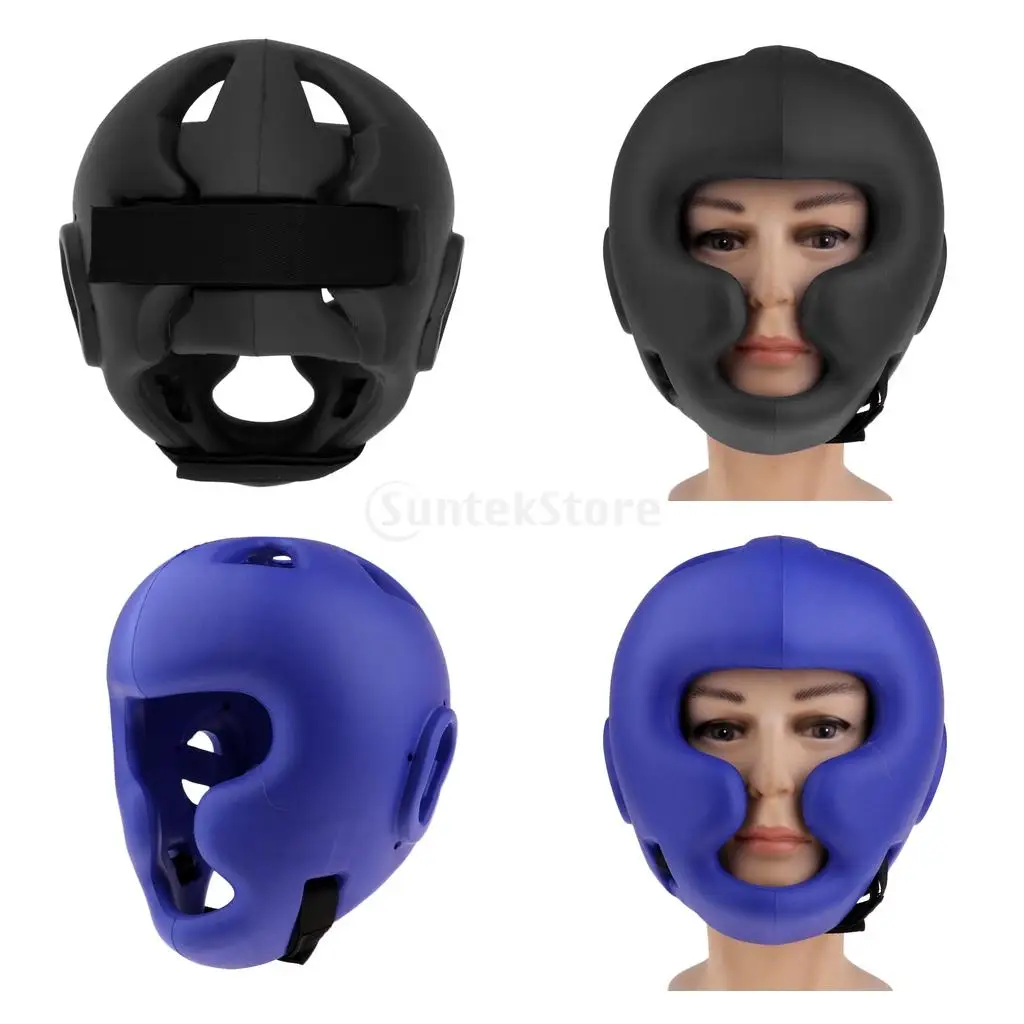 

Boxing Headgear Head Guard Training Face Helmet Kick Boxing MMA Muay Thai Martial Arts Sparring Protection Gear Protector