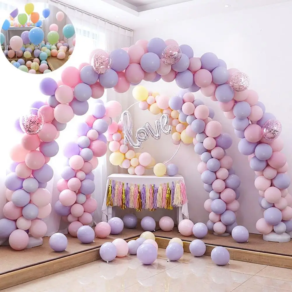 

AsyPets 100Pcs 10 Inches Candy Color Balloons for Wedding Party Decor