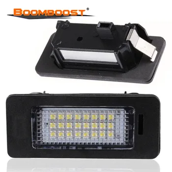 

For AUDI A4 S4 A5 S5 Q5 TT TT-RS LED License Plate Lights For Volkswagen PASSAT 5D R36 163 6000K 24SMD SMD3528