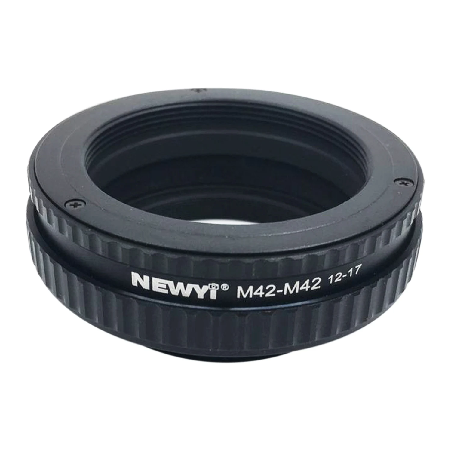 Brass M42 To M39 Helicoid Focus Adapter - 17mm To 31mm Adjustable Macro Tube