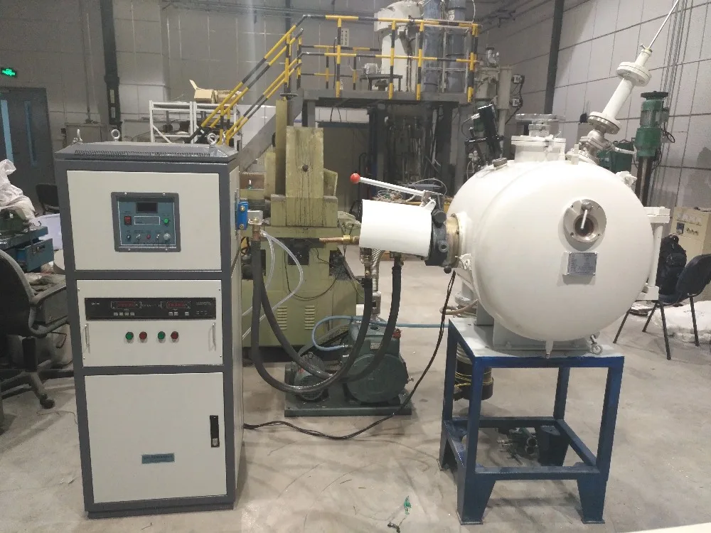 Metal smelting High temperature Vacuum Medium Frequency Melting Furnace |
