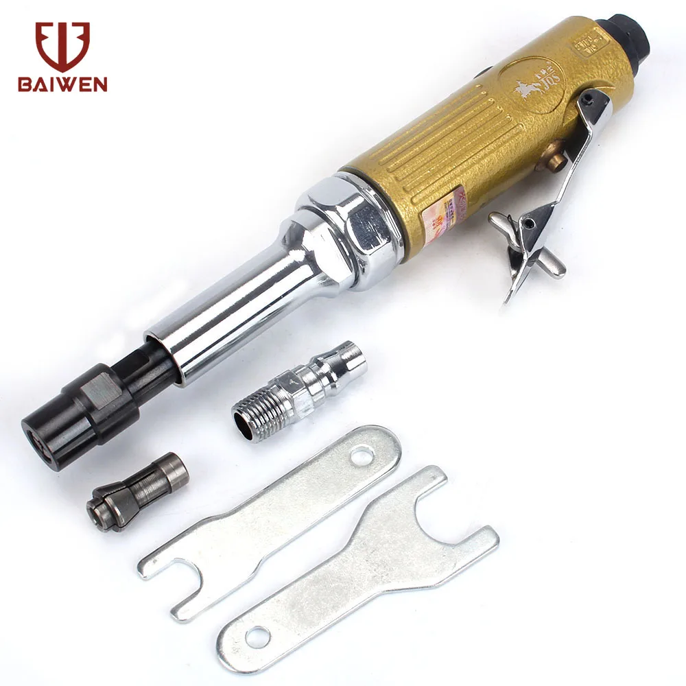 

3" Extended Air Die Grinder for Engraving Tire Repairing Grinding Machine 1/4" 1/8'' Collet