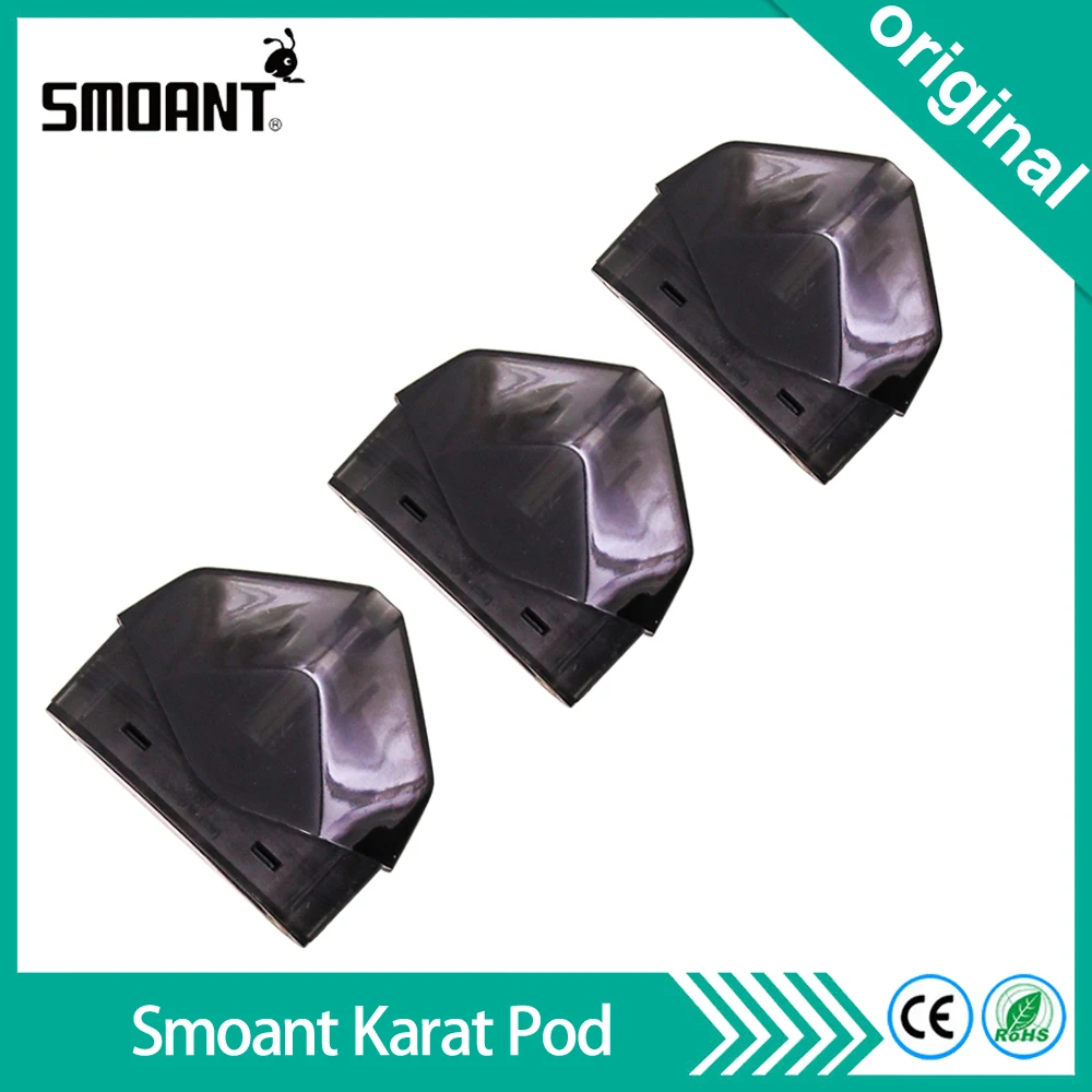 

Original Smoant Karat Pod Catridge 2ml Capacity 1.3ohm Coil Replacement Pod for Smoant Karat Pod Vape Kit All-in-one Vaporizer