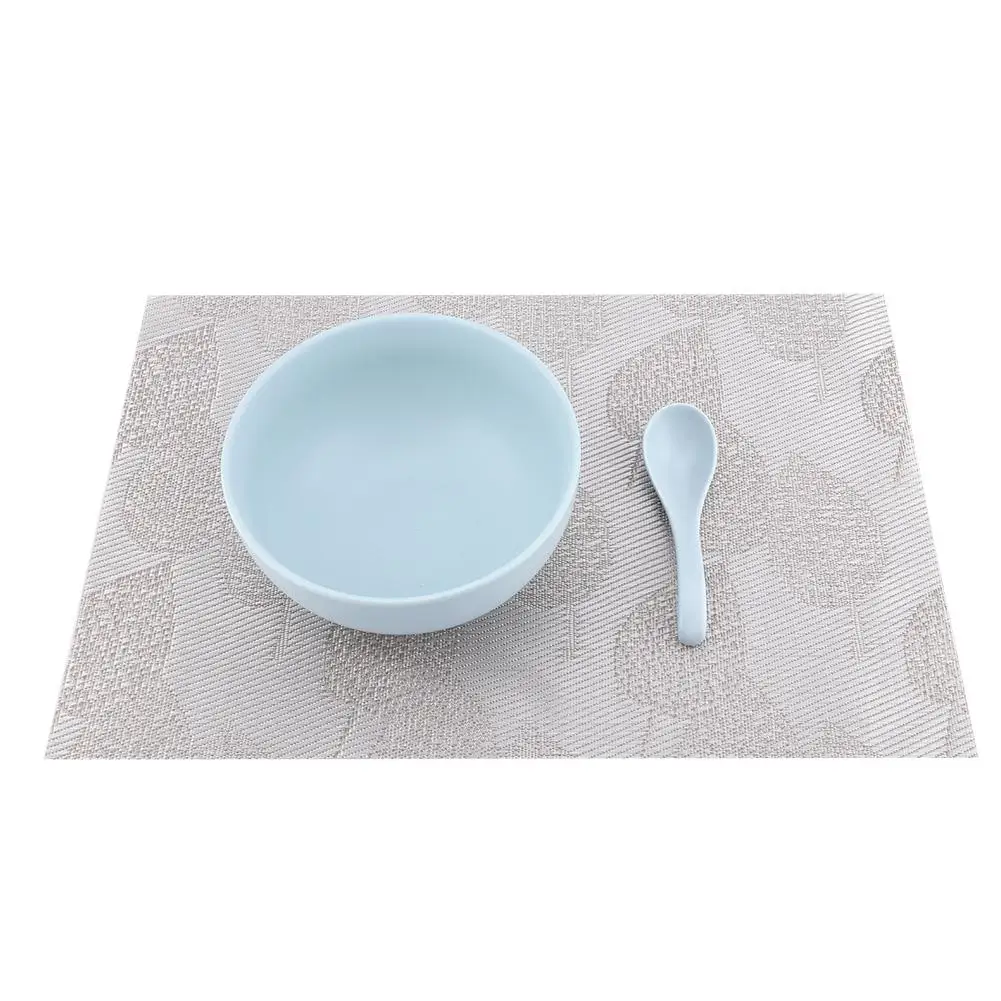 

1Pc Dinner Placemat Pvc Dining Table Mat Disc Pads Bowl Pad Coasters Waterproof Table Decor Cloth Pad Slip-Resistant Pad