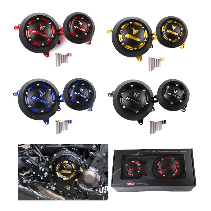 

For Yamaha MT-09 Engine Guard Case Slider Cover Protector Tracer MT 09 MT09 2014 2015 2016 2017 CNC Al Motorcycle Accessories