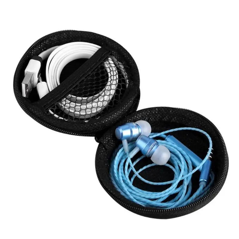 

Carrying Hard Bag Box Case EVA Hard Earphone Storage Bags Earphone case Portable Protective Holder Case Cover Bag for earphone