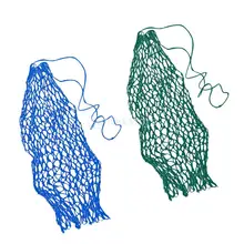 MagiDeal 2 шт. лошадь для медленного приема пищи сетка для сена сумка нейлоновая лошадь Haylage сетка кормушка лошадь кормления сеть сена мешок