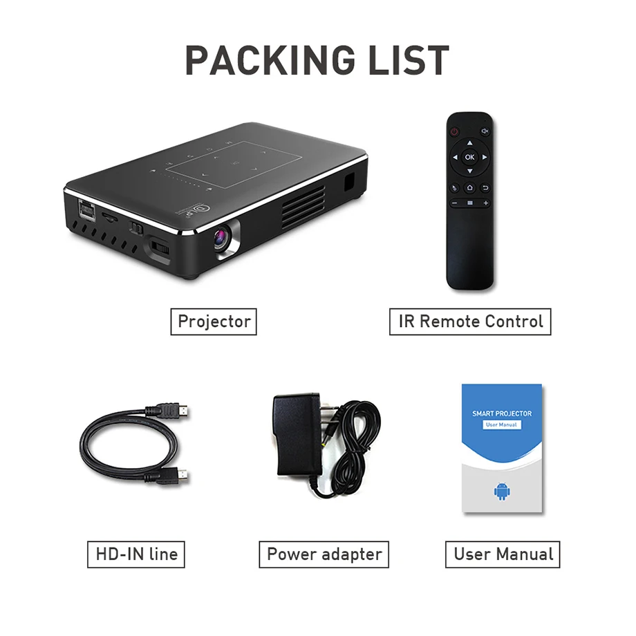 Smartldea P10 II Mini 4K проектор android 9 0 Dual 2 4G 5G wifi Bluetooth 4 1 smart proyector full hd 1080p